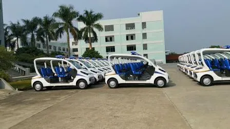 Transporte hospitalario del coche de la ambulancia eléctrica de 4 plazas