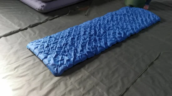 Colchón de aire inflable ultraligero para acampar para tienda y saco de dormir